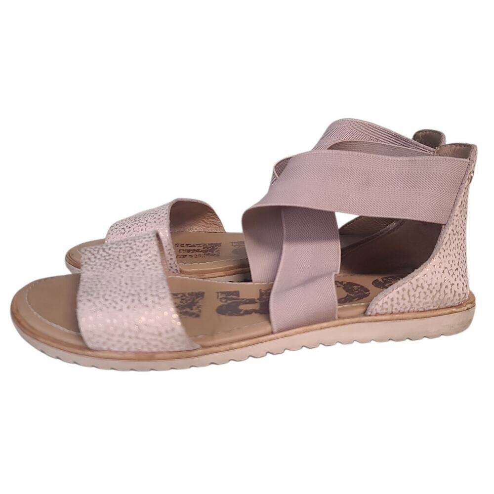 Sorel Ella II Flats Sandals Rose Gold Size 8.5 EUC